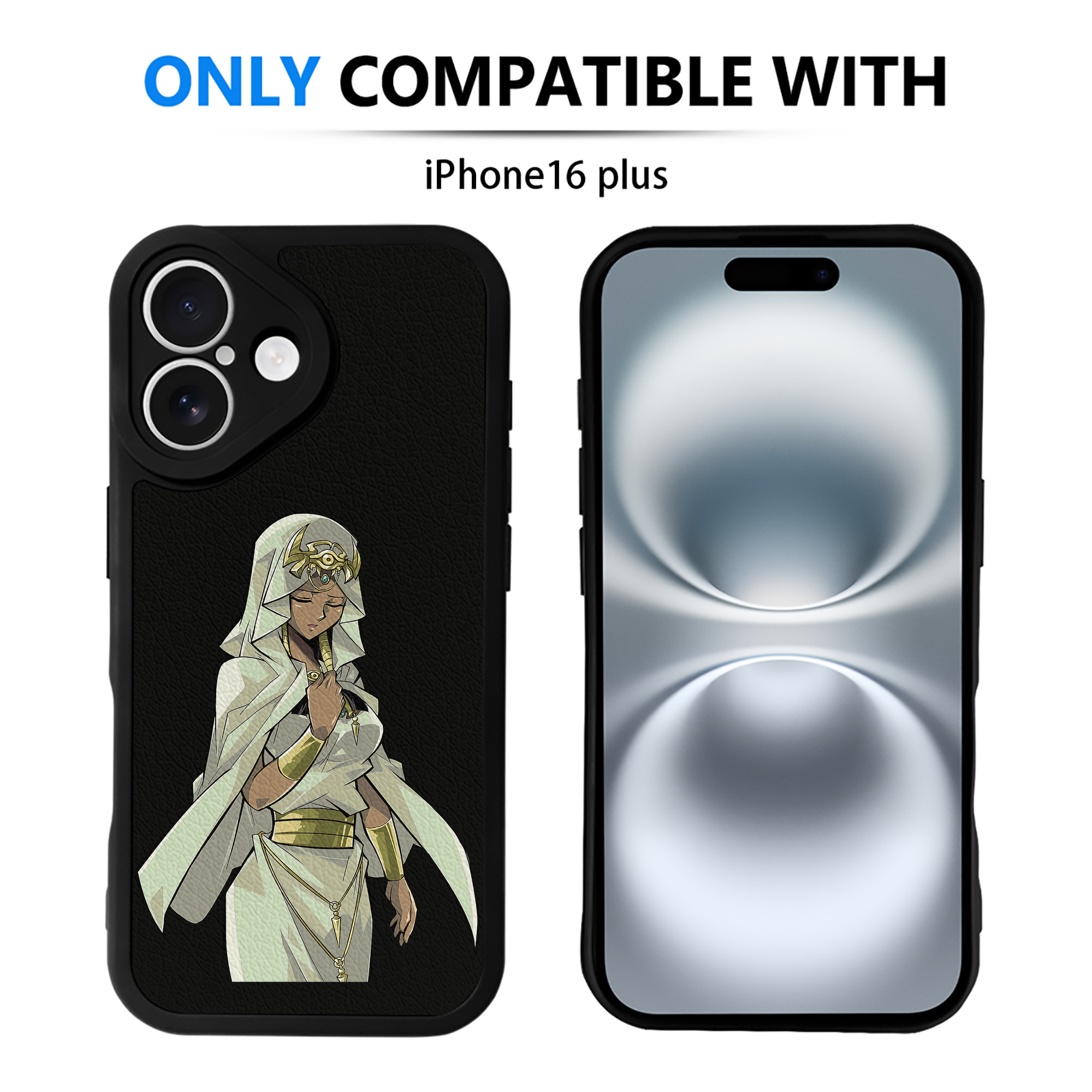 遊☆戯☆王 Yu-Gi-Oh! 【iPhone 16シリーズ対応】シリコンスマホケース（レザー調） 材質：シリコン